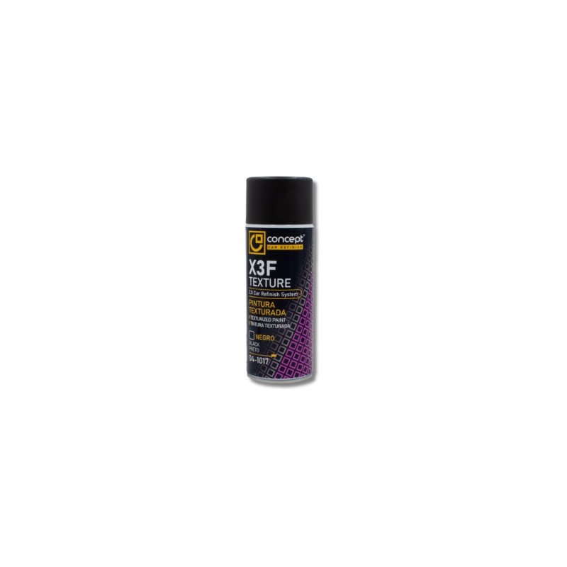 SPRAY X4 TEXTURADO NEGRO FINO 400 ML