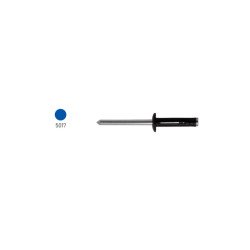 REMACHE ALUMINIO TREBOL 4,8X21 MM AZUL 250 U