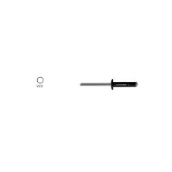 REMACHE ALUMINIO TREBOL 4,8X21 MM BLANCO 250 U